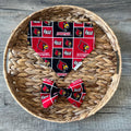 Louisville Dog Bandana and Bow Tie; Scrunchie, Red Cardinal