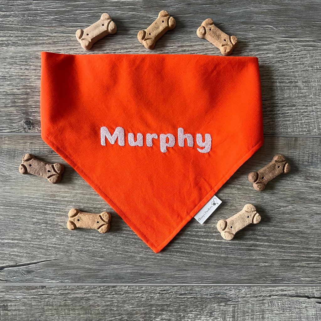 Personalized Dog Bandana:  Scrunchie