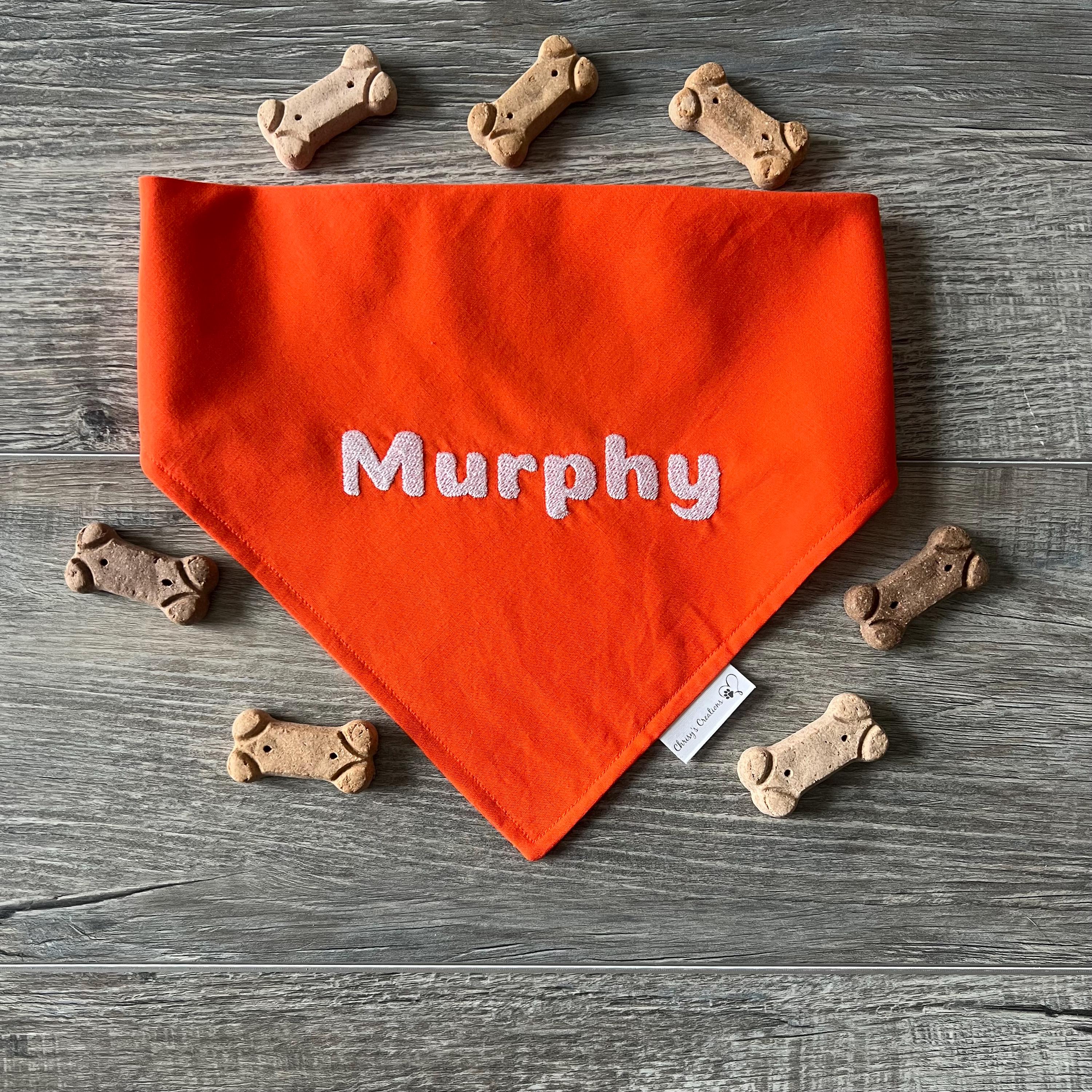 Personalized Dog Bandana:  Scrunchie