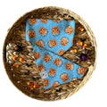 Halloween Dog Bandana: Pumpkin & Bones Over-the-Collar or Scrunchie