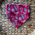 Alabama Dog Bandana: Over the Collar & Scrunchie Crimson