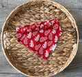 Indiana Dog Bandana; Scrunchie, Red White