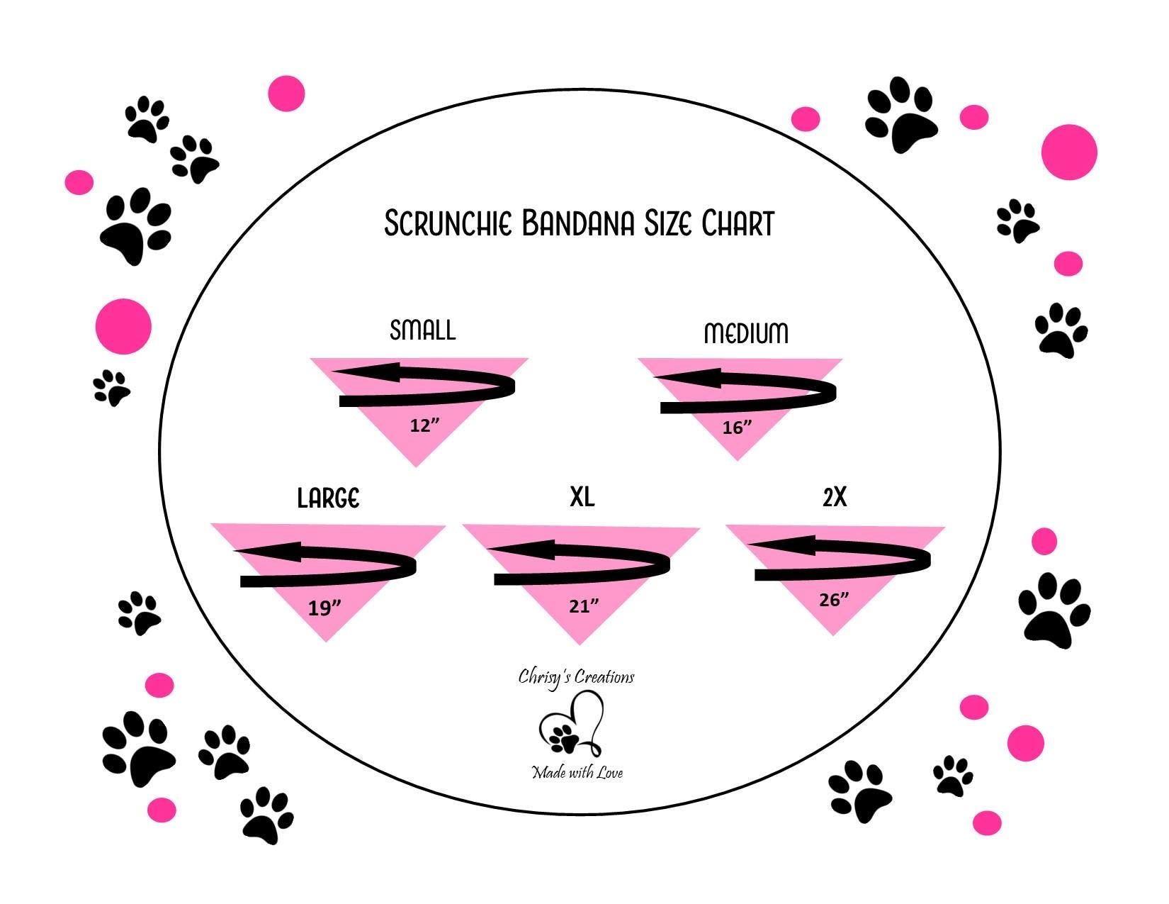 Conversation Hearts and Bones Dog Bandana Over the Collar Bandana Scrunchie Bandana Valentine