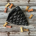 Luxe Couture Chewnel Dog Bandana: Scrunchie and Over the Collar Bow Tie