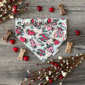 Valentine Hearts Dagger Dog Bandana; Scrunchie Kitsch True Love