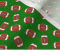 Football Dog Bandana Sports Turf Green Scrunchie