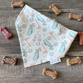 Let's Golf Dog Bandana: Scrunchie, Summer Golfing Pastels