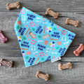 Beach Dog Bandana: Scrunchie, Summer Blue